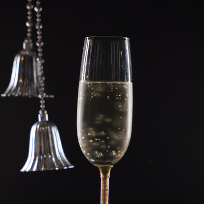 Champagne Transparent Glass set of 2