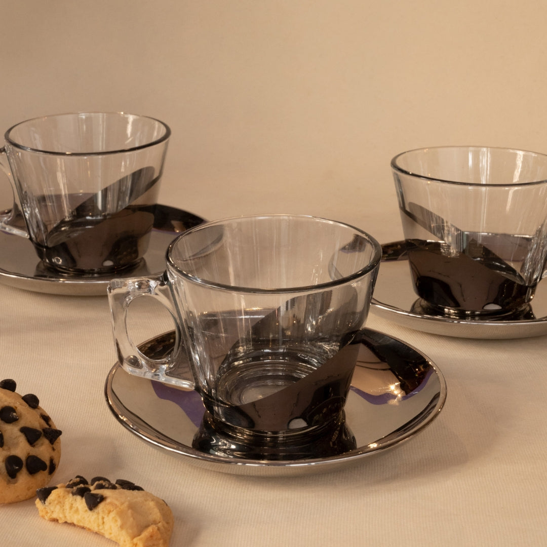 Cup and saucer set of 6