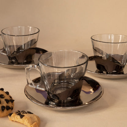 Cup and saucer set of 6