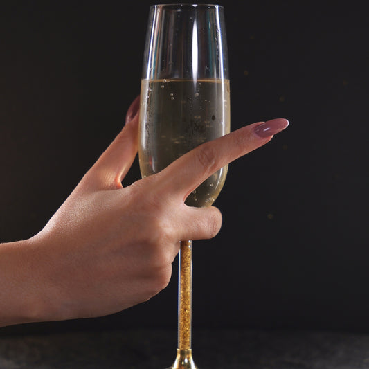 Champagne Transparent Glass set of 2