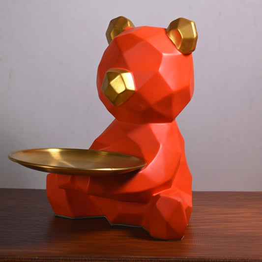 Home decore - Geometric Teddy with Tray